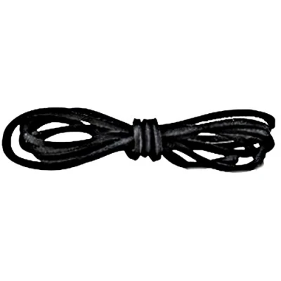 Image of eCobbler 120Cm Quality Leather Boot Or Shoe Laces Black