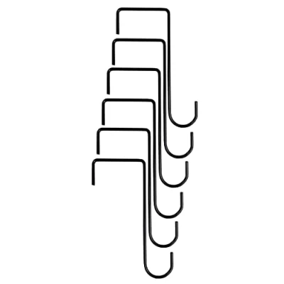 Image of Selections 20cm Bracket Fence Panel Hooks (Pack of 6)