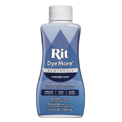 Image of Rit DyeMore Dye More Synthetic 7oz Midnight Navy, Multi, 1