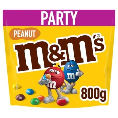 Image of M&amp;M&#039;s Peanut Chocolate Party Bulk Bag, Gift, Father&#039;s Day 1kg ( Packaging may vary)