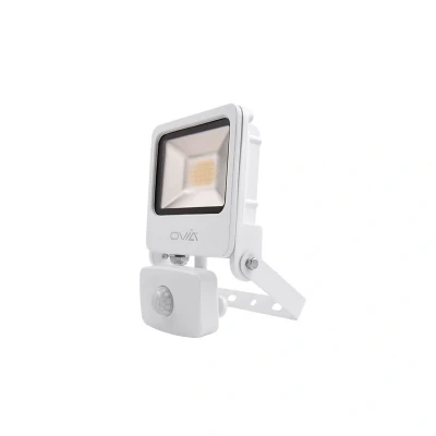 Image of Ovia 20W LED Floodlight With PIR IP44 3000K White