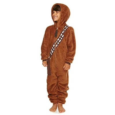 Image of Chewbacca Boys Onesie Star Wars Kids Brown S