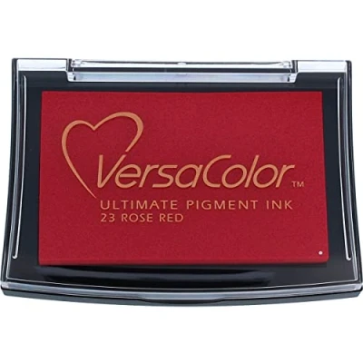 Image of Tsukineko VC023 Versacolor Pigment Ink Pad Rose Red