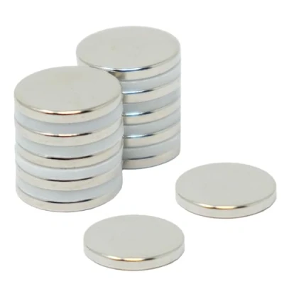 Image of N35 Neodymium Magnet for Arts, Crafts, Model Making, DIY, Hobbies and Packaging 15mm dia x 2mm thick 1.8kg Pull Pack of 100