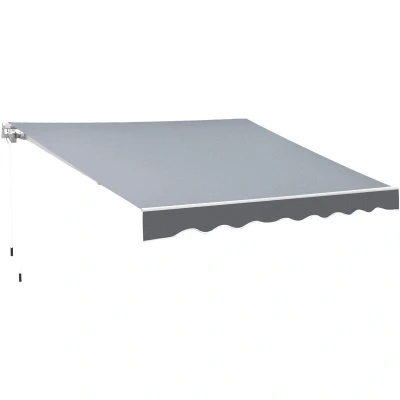 Image of Outsunny Garden Patio Manual Awning Canopy Sun Shade Shelter Retractable 4 Size 5 Colour840 204