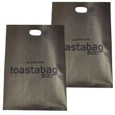 Image of Lakeland Reusable Toastabags Makes Toasted Sandwiches in a Toaster, Pack of 2