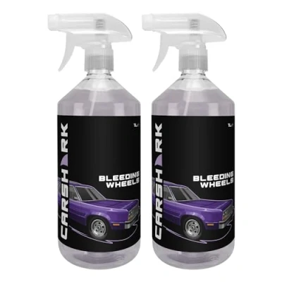 Image of CARSHARK Bleeding Wheels 2 x 1 litre Wheel Cleaner, Removes Iron and Airborne Contaminants