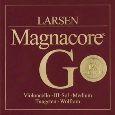 Image of Larsen cello strings Magnacore G Wolfram Arioso