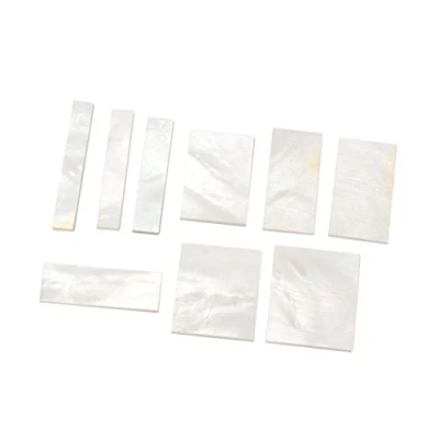 Image of sharprepublic Wide used Inlay Material Mother of Pearl Blanks DIY for Luthier Tool Accessory Supplies