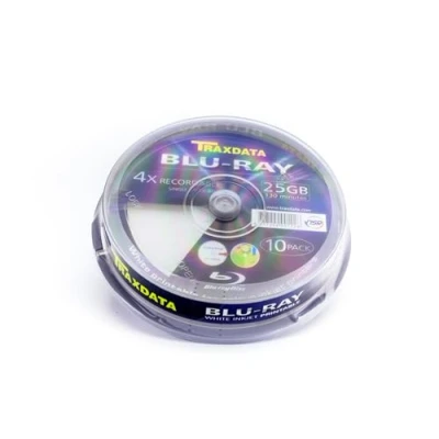 Image of Traxdata BD R 25GB Printable Blu ray Disc Recordable