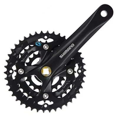 Image of SHIMANO M361 Hybrid Crankset (Black, 170mm X 42/32/22T)