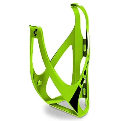 Image of Cube Bottle Cage HPP Matt Green/Black/Bicycle Cycling Cycle Biking Bike Riding Ride Mountain MTB Road Universal Bidon Vessel Flask Holder Mount Lightweight Plastic Accessories Part