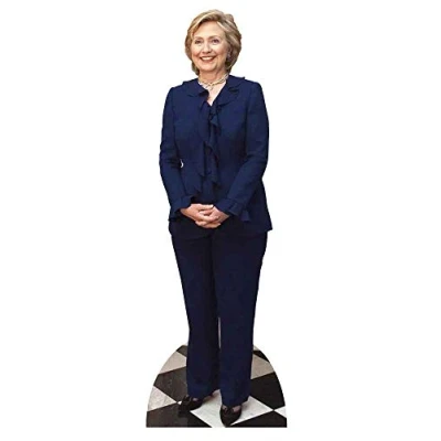Image of STAR CUTOUTS SC2015 Hilary Clinton American Politician for Fans, Parties and Collectors Height 177cm, Solid, Multicolour, Lifesize