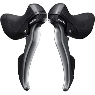 Image of Shimano ST R2000 Claris 8 speed road drop bar levers, for double
