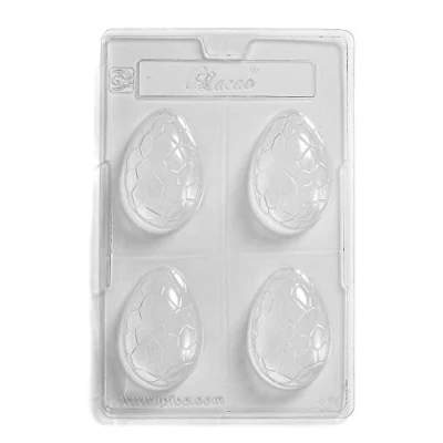 Image of Medium Cracked Egg Chocolate Mould 4 Cavity