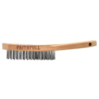 Image of Heavy Duty Scratch Brush Four Row FAI6804F Faithfull