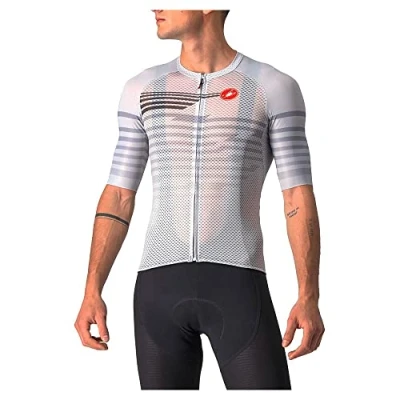 Image of CASTELLI 4522015 870 CLIMBER&#039;S 3.0 SL JRS Sweatshirt Men&#039;s Silver Gray/Dark Gray XXL