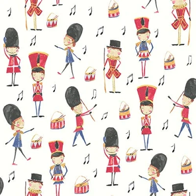 Image of Arthouse 696003 Drummer Boy Wallpaper, Red, 53 cm x 10.05 m