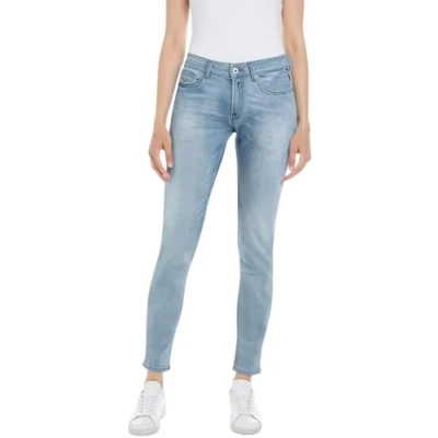 Image of Replay women&#039;s jeans with power stretch, Blue (Light 010), 29W / 30L