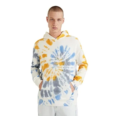 Image of Desigual Men&#039;s Sweat_Eye, 1001 Raw, White, S