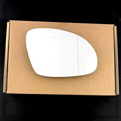 Image of Fits Volkswagen Passat 2005 to 2010 Wide Angle Wing Mirror Glass RIGHT HAND ( UK Driver Side )