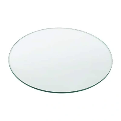 Image of [neu.haus] Round Tempered ESG Safety Glass Table Top Ø 900 x 8 mm Dining Coffee Side Fireplace Pad