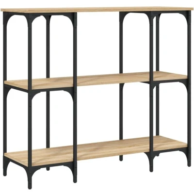 Image of vidaXL Console Table Sonoma Oak 102x35x90 cm Engineered Wood