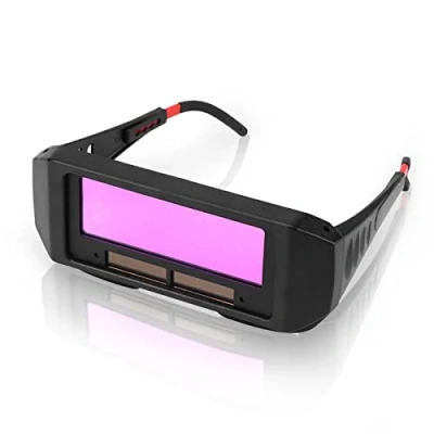 Image of Welder Eyes Glasses, Solar Auto Darkening Welding Goggles, TIG MIG power Helmet, Anti Glare Eye Protection Glasses