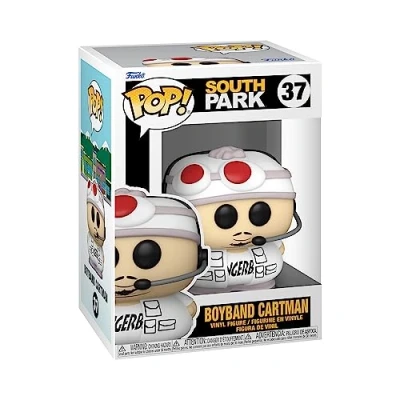 Image of Funko POP! TV: South Park Boyband Eric Cartman Collectable Vinyl Figure Gift Idea Official Merchandise Toys for Kids &amp; Adults TV Fans Model Collectors and Display