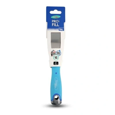 Image of Axus Decor Pro Fill (Blue Series) Stainless Steel Flexible Filling Knife, Filler Knife Putty for Professional &amp; DIY Projects Anti Rust Blade and Rubberized Handle 2 Inch/ 50mm