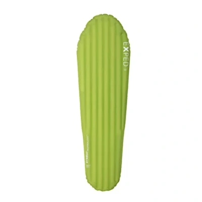 Image of Exped Ultra 5R Lightweight Backpacking Mat Packable and Comfortable 5 Degree 4 Season Sleeping Pad, Lichen, Medium, Mummy