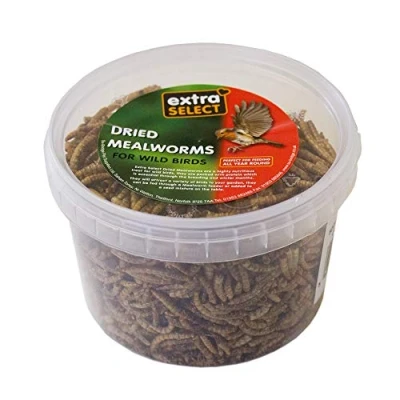 Image of Extra Select Dried Mealworms Wild Bird Feed Treat, 500 ml