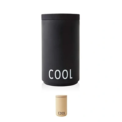 Image of Design Letters Wine Cooler Used as Ice Bucket Double Wall Stainless Steel Champagne