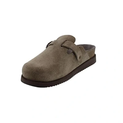 Image of Mephisto Womens Halina Calf Leather Warm Grey Mules EU 39 UK 6.5