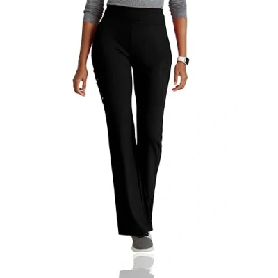 Image of BARCO One Performance Knit Sprint Pant for Women Yoga Style Stretchy Waistband with Fit and Flare Leg, Black, M