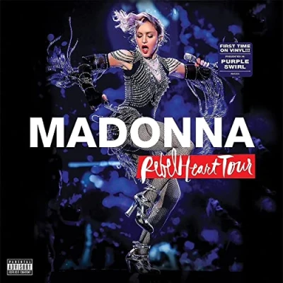 Image of Madonna Rebel Heart Tour Purple Swirl vinyl Sealed 2022 UK 2 LP set 4523066