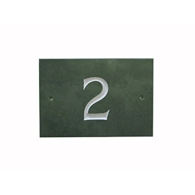 Image of Green Slate House Number (1 99) (No 2)
