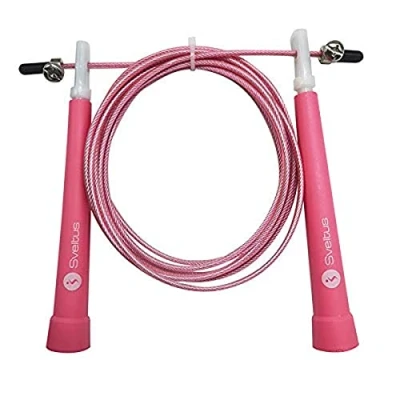 Image of Sveltus Speed Unisex Adult Skipping Rope, Pink, Approx. 300 cm