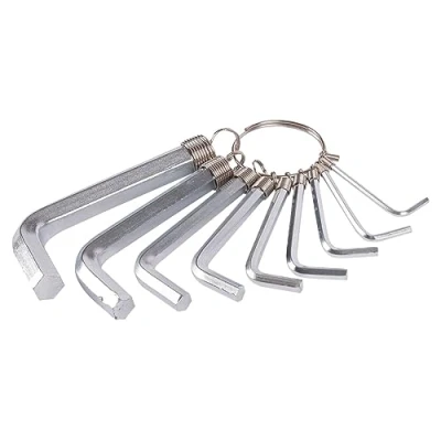 Image of 10pc Carbon Steel Metric Hex Key Set By Blackspur