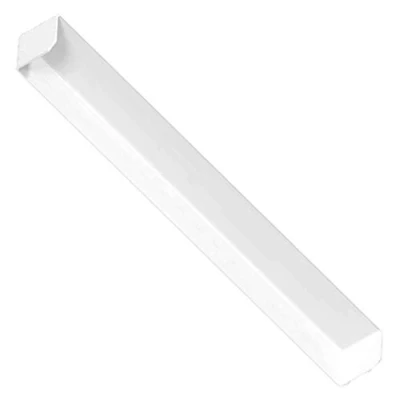 Image of White Fascia Board 90 External Corner Trim for Flat PVC u Plastic Roof