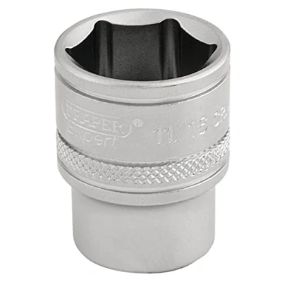 Image of Draper 6 Point Imperial Socket, 3/8&quot; Sq. Dr., 11/16&quot;
