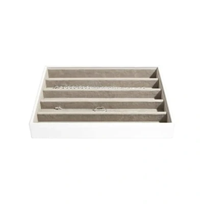Image of Stackers White Classic Medium Jewellery Box Necklace Layer