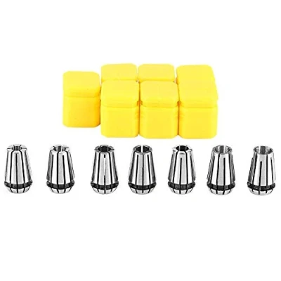 Image of CNC Collet Chuck, 1 7mm 65Mn Spring Steel ER11 Set for Engraving Machine Milling 1mm 2mm 3mm 4mm 5mm 6mm