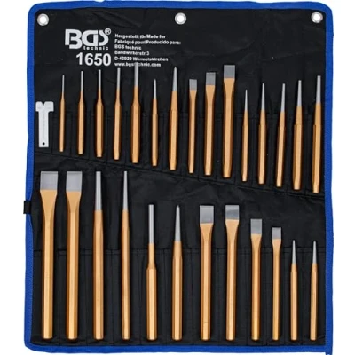 Image of BGS 1650 Chisel and Punch Set 28 pcs.