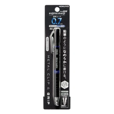Image of KOKUYO Mechanical Pencil, Enpitsu Sharp Type Mx Metal Grip, 0.7mm (PS P502B 1P), Blue