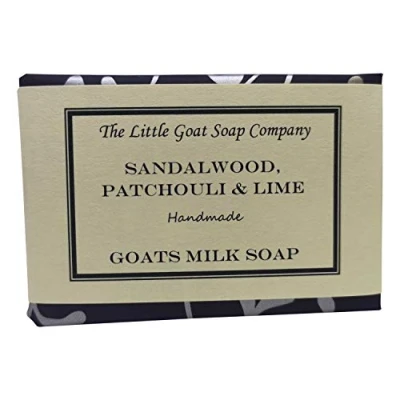 Image of The Little Goat Soap Company Sandalwood, Patchouli &amp; Lime Goats Milk