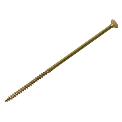 Image of Forgefix Spectre Pz Compatible Wood Screw Csk ZYP 8.0 x 200mm (Box of 50)