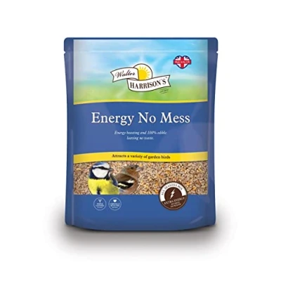 Image of Walter Harrison&#039;s Energy Wild Bird Food Mix for Garden Seed No Mess 4kg