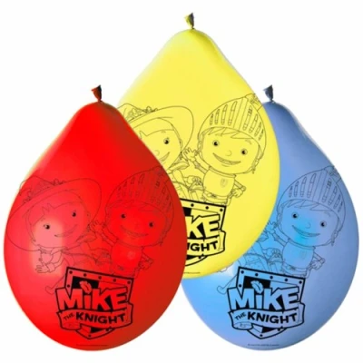 Image of Amscan International Mike The Knight Super Shape Latex Balloons