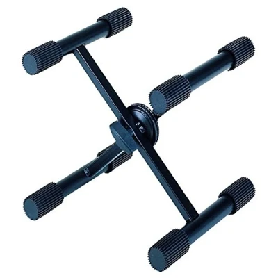 Image of QUIK LOK QL322 Micro &quot;X&quot; Desktop Stand for 25 and 49 Note Keyboards, Maximum Load 45 kg, Weight 1.4 Black